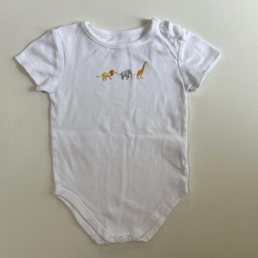Janie and Jack Baby Safari Bodysuit 6-12 Months